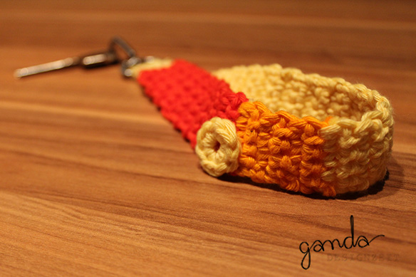 Schlüssel-Colour-Blocking-Anhänger