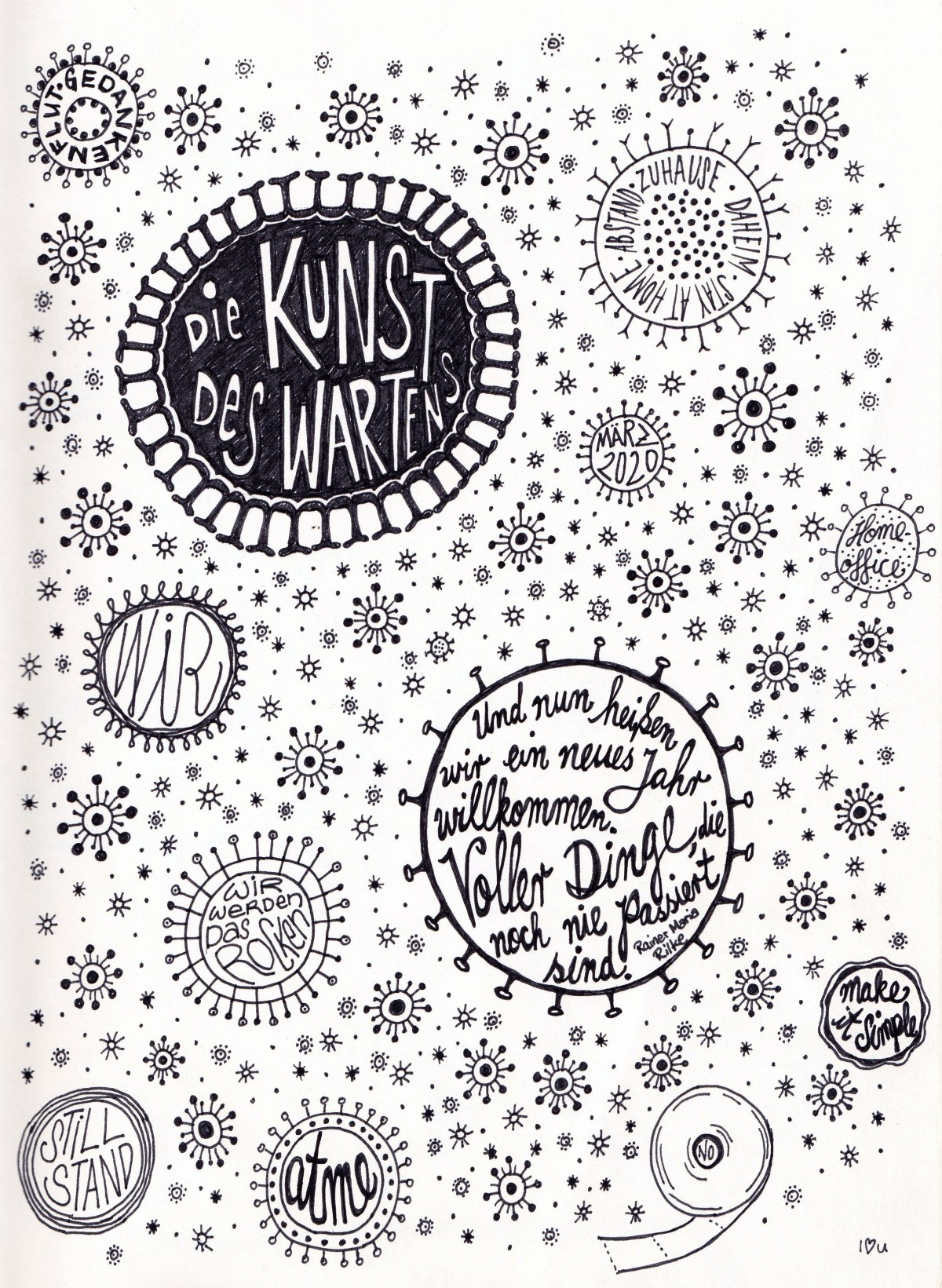 Die Kunst des Wartens, die Zeit von&nbsp;Corona